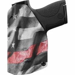 We The People Holsters Thin Red Line Custom Printed Holster - IWB Kydex Holster - FireFighter Support Holster Outlet
