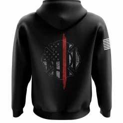 We The People Holsters Thin Red Line Flag Zip Up Hoodie Black Best