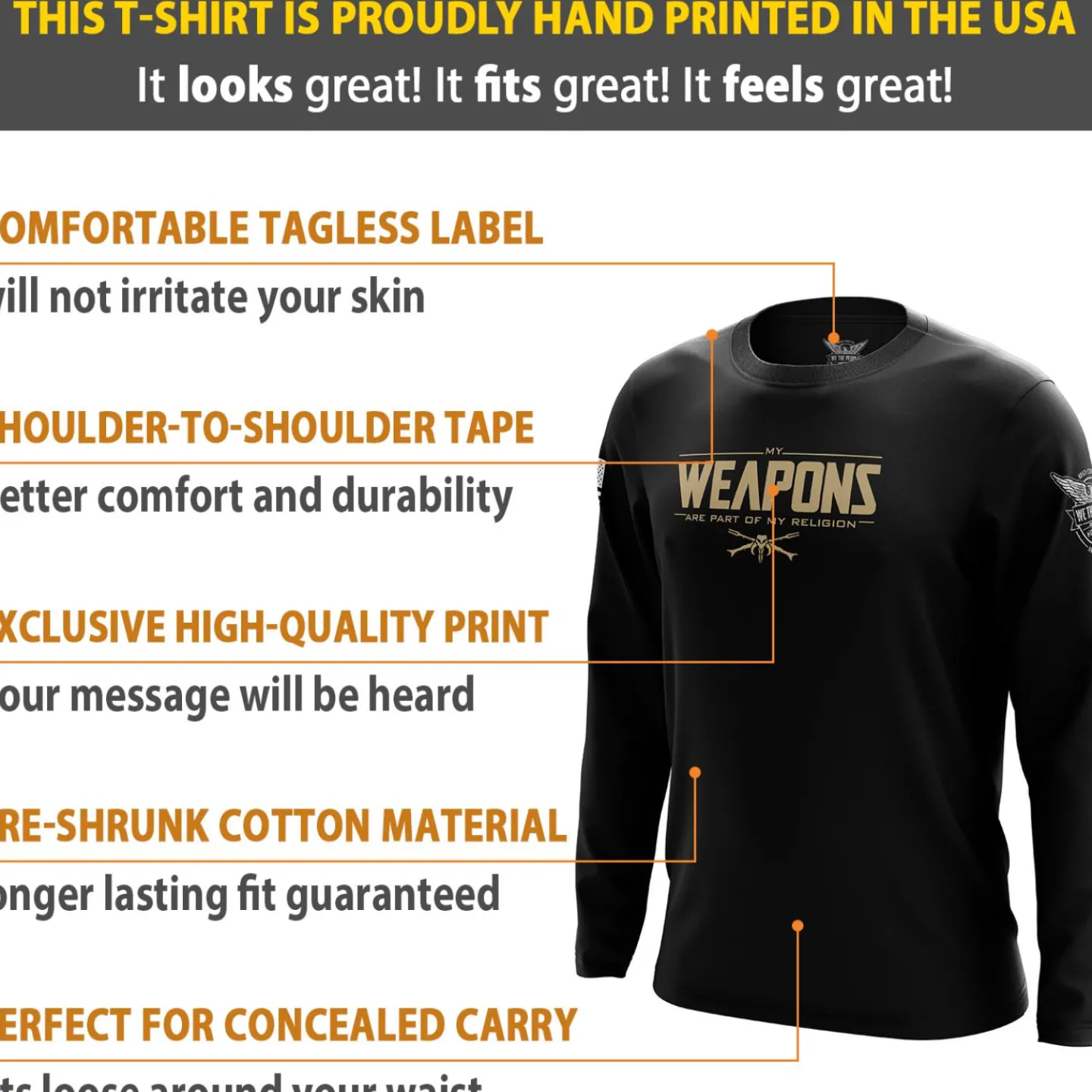 We The People Holsters This Is the May Long Sleeve Shirt Black Best