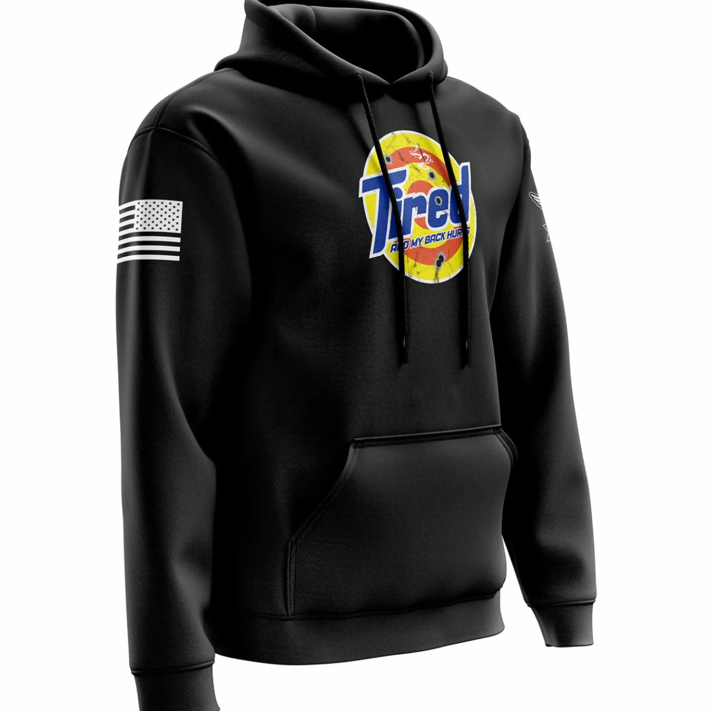We The People Holsters Tired Hoodie Black Discount