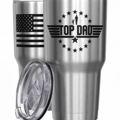 We The People Holsters Top Dad Stainless Steel Tumbler Hot