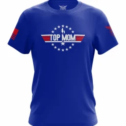 We The People Holsters Top Mom Short Sleeve Shirt Blue New