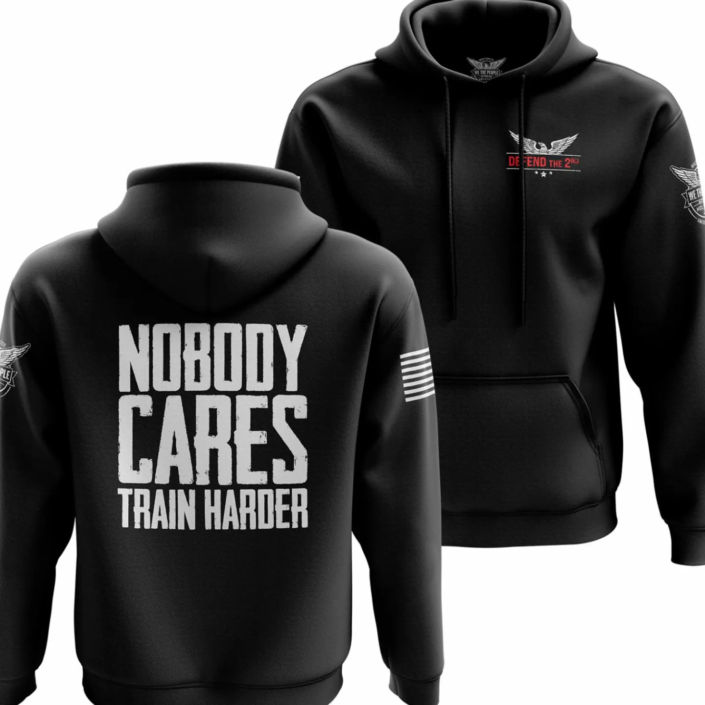 We The People Holsters Train Harder Hoodie Hot