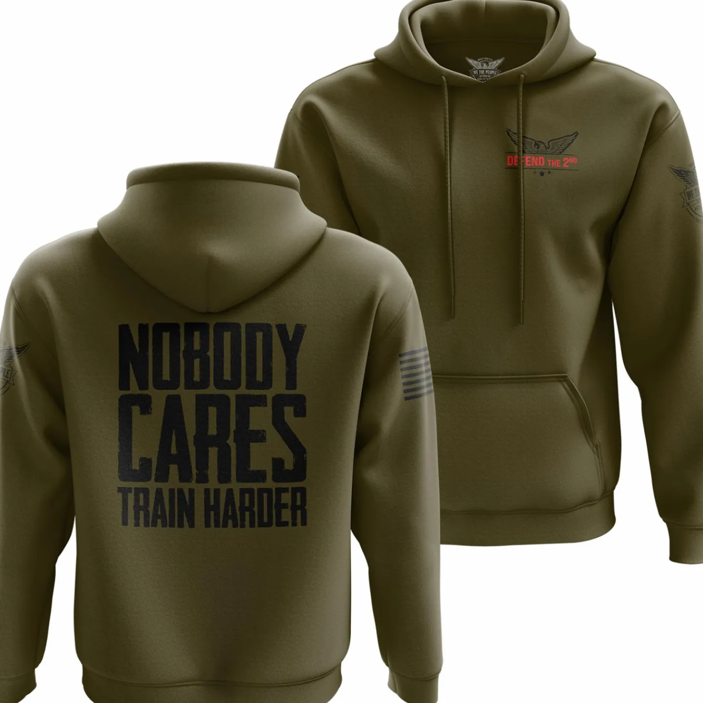 We The People Holsters Train Harder Hoodie Hot