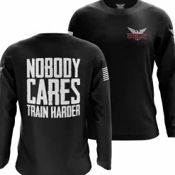 We The People Holsters Train Harder Long Sleeve Shirt Black