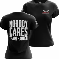 We The People Holsters Train Harder Women's Short Sleeve Shirt Black Clearance