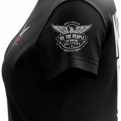 We The People Holsters Train Harder Women's Short Sleeve Shirt Black Clearance