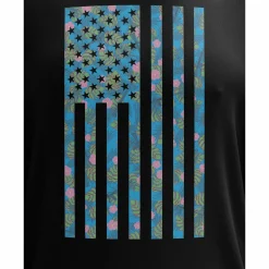 We The People Holsters Tropical American Flag Long Sleeve Shirt Black Hot