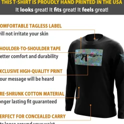 We The People Holsters Tropical Freedom Long Sleeve Shirt Black Discount