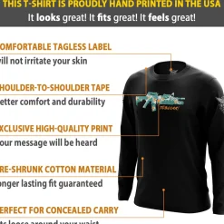 We The People Holsters Tubular Long Sleeve Shirt Black