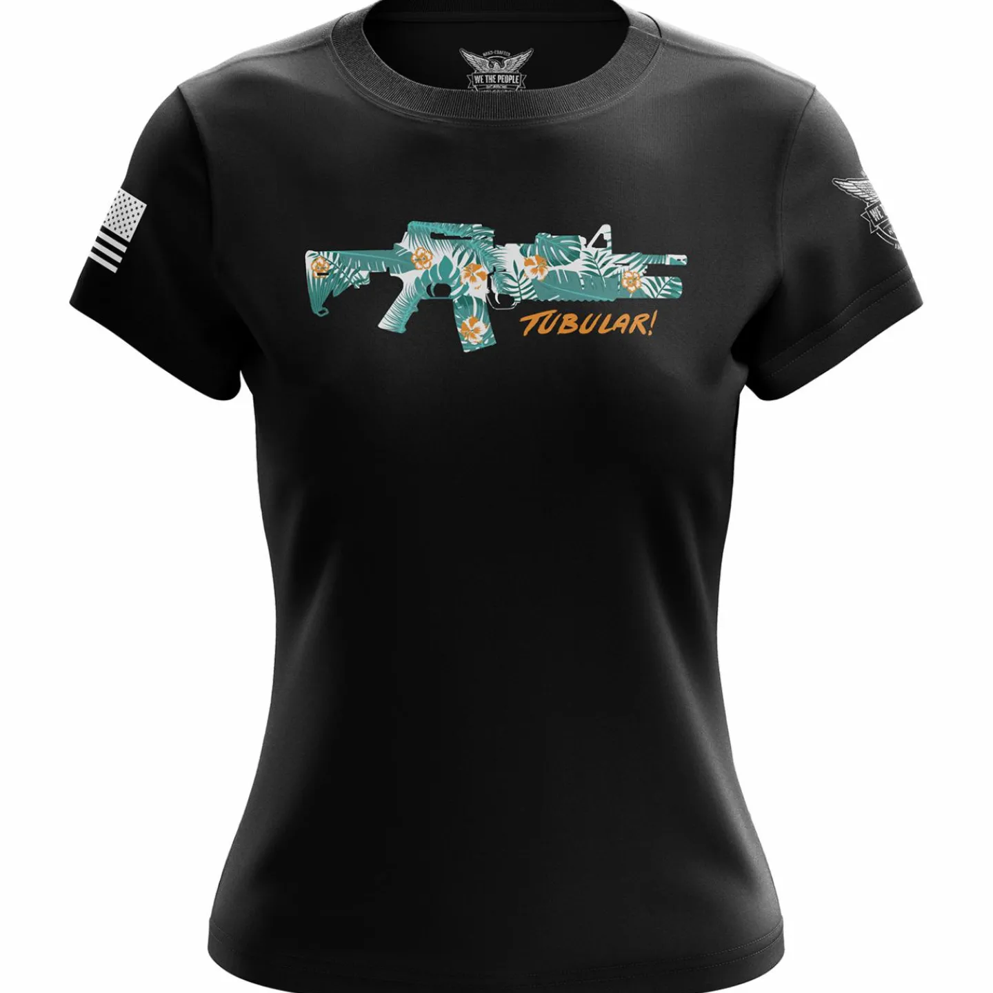 We The People Holsters Tubular Women's Short Sleeve Shirt Black Discount