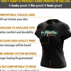 We The People Holsters Tubular Women's Short Sleeve Shirt Black Discount