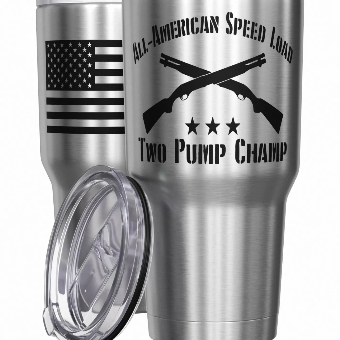 We The People Holsters Two Pump Champ Stainless Steel Tumbler Sale