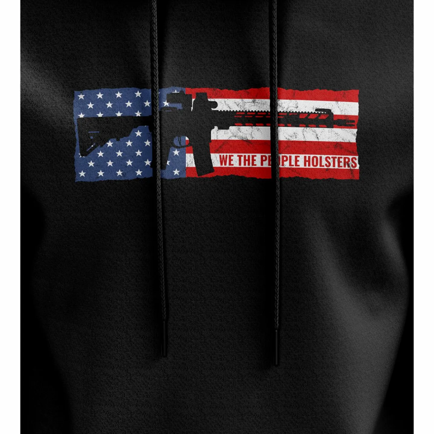 We The People Holsters US Flag AR Hoodie Black Best