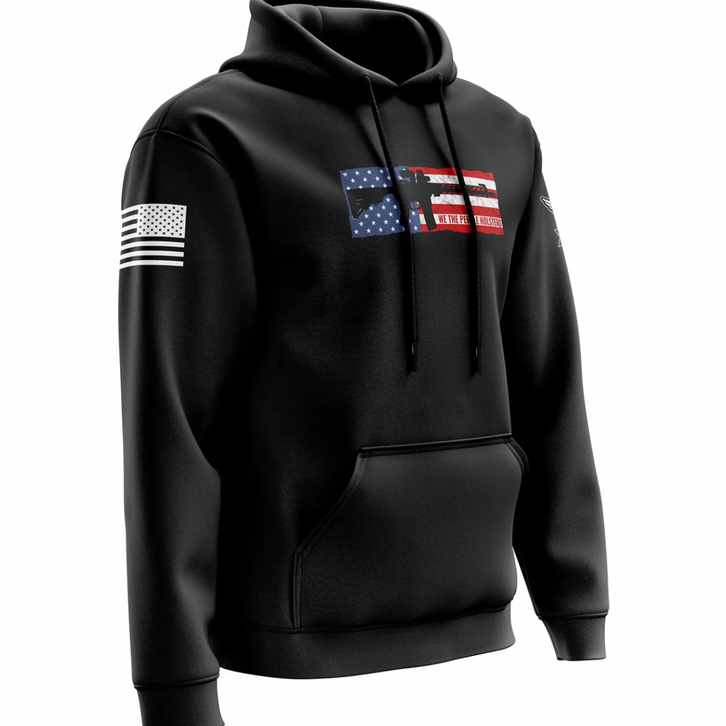 We The People Holsters US Flag AR Hoodie Black Best