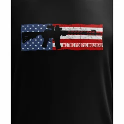 We The People Holsters US Flag AR Long Sleeve Shirt Black