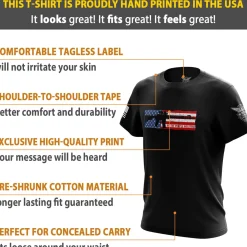 We The People Holsters US Flag AR Short Sleeve Shirt Black Online