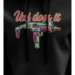 We The People Holsters Uzi Does It Hoodie Black Clearance