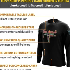 We The People Holsters Uzi Does It Long Sleeve Shirt Black Hot