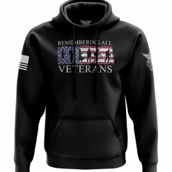 We The People Holsters Veterans Remembered Hoodie Black Hot
