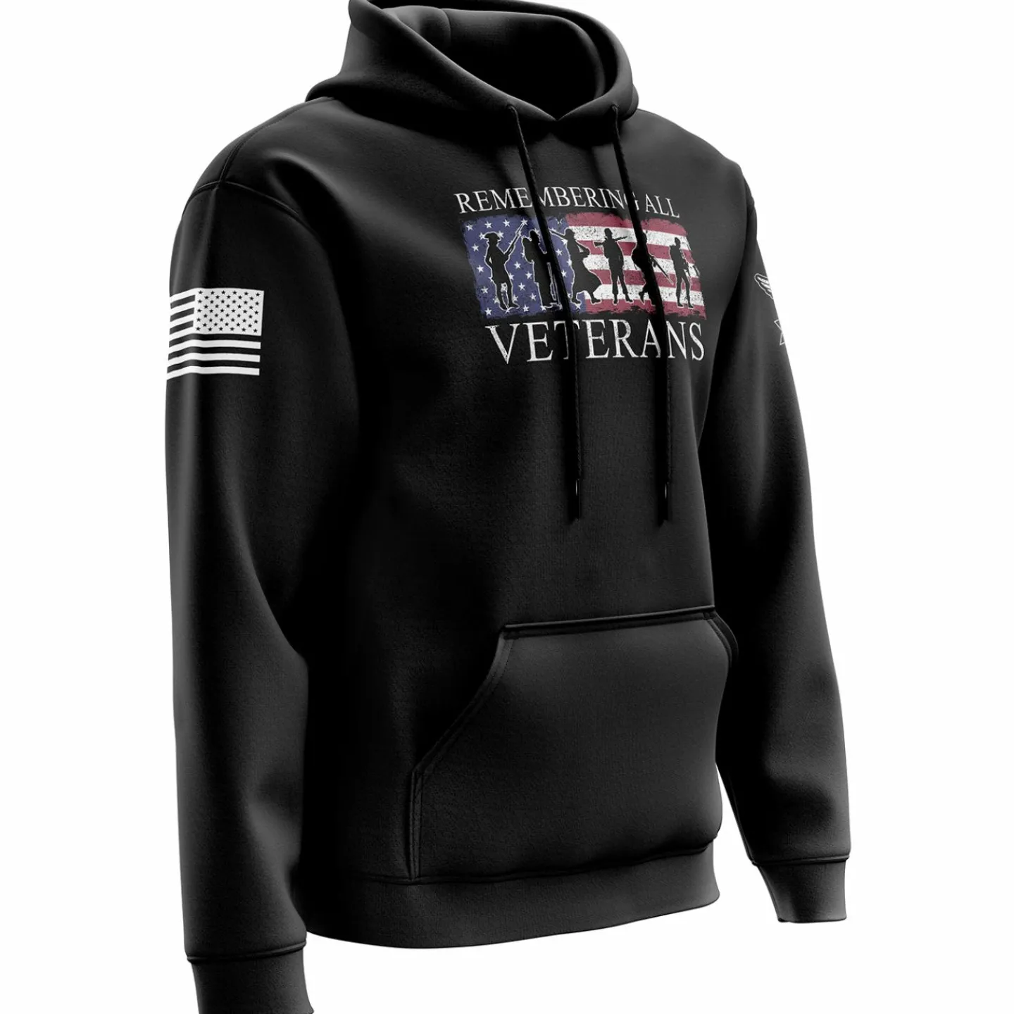 We The People Holsters Veterans Remembered Hoodie Black Hot