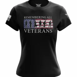 We The People Holsters Veterans Remembered Women's Short Sleeve Shirt Black Online