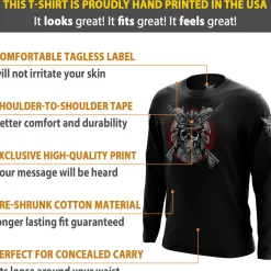 We The People Holsters Way of the Samurai Long Sleeve Shirt Black Sale