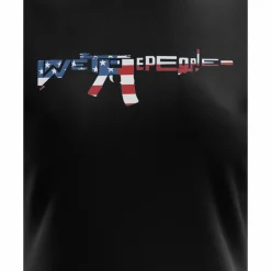 We The People Holsters We The People AR Flag Women's Short Sleeve Shirt Black Clearance