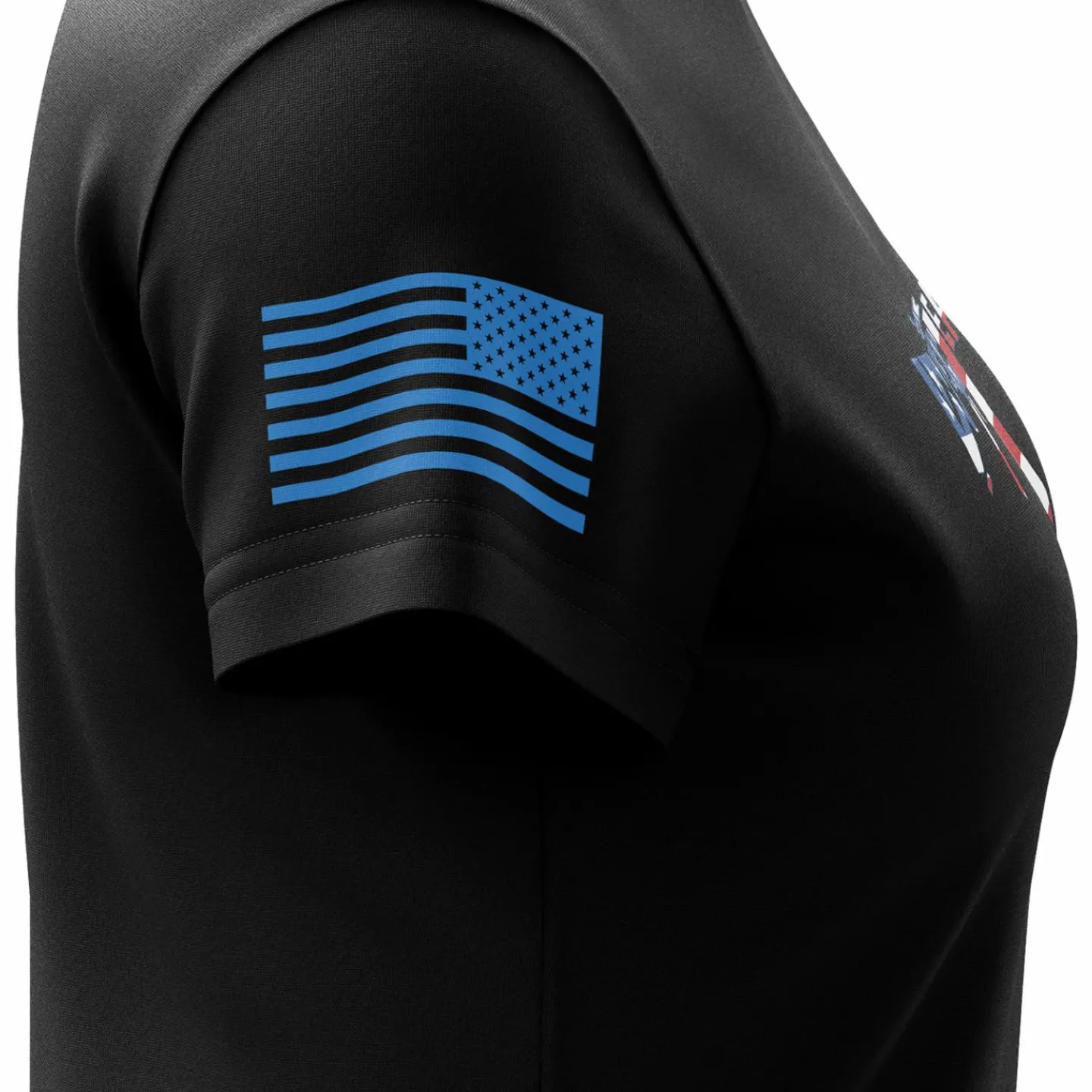 We The People Holsters We The People AR Flag Women's Short Sleeve Shirt Black Clearance