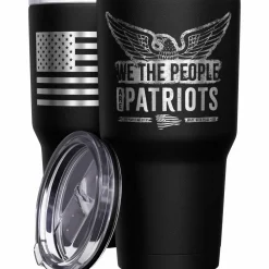 We The People Holsters We The People are Patriots + American Flag Stainless Steel Tumbler Discount