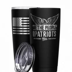 We The People Holsters We The People are Patriots + American Flag Stainless Steel Tumbler Discount
