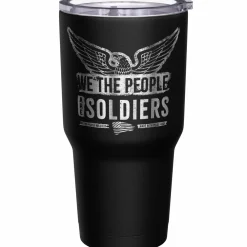 We The People Holsters We The People are Soldiers + American Flag Stainless Steel Tumbler Online