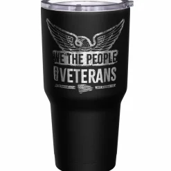 We The People Holsters We The People are Veterans + American Flag Stainless Steel Tumbler Sale