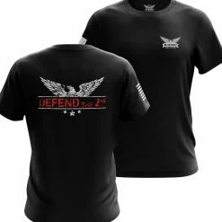 We The People Holsters We The People Defend the 2nd Short Sleeve Shirt Black Clearance
