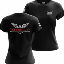 We The People Holsters We The People Defend the 2nd Women's Short Sleeve Shirt Black Outlet