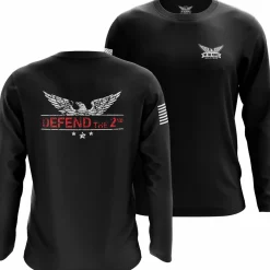 We The People Holsters We The People Defend the 2nd Long Sleeve Shirt Black Outlet