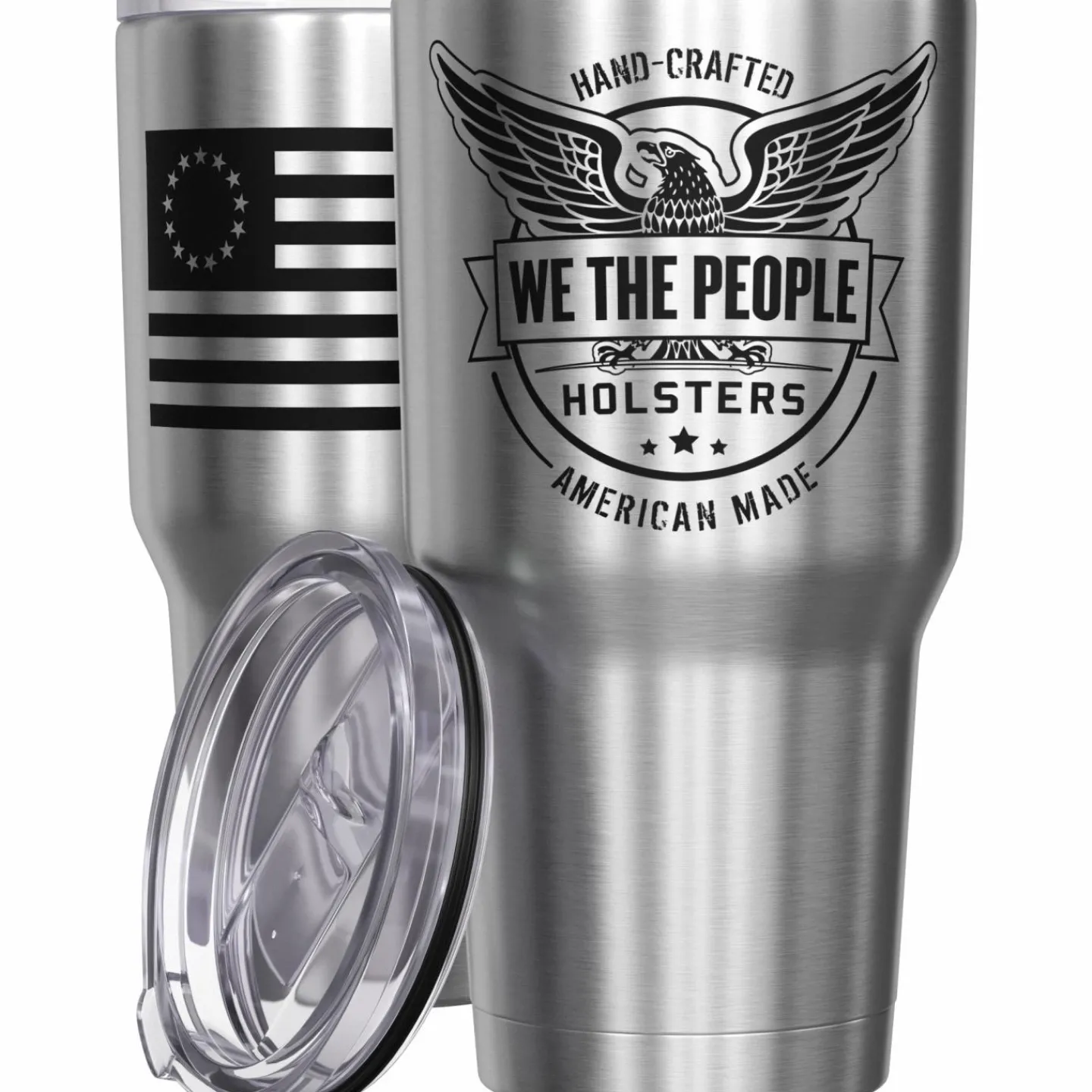 We The People Holsters Betsy Ross Flag Stainless Steel Tumbler