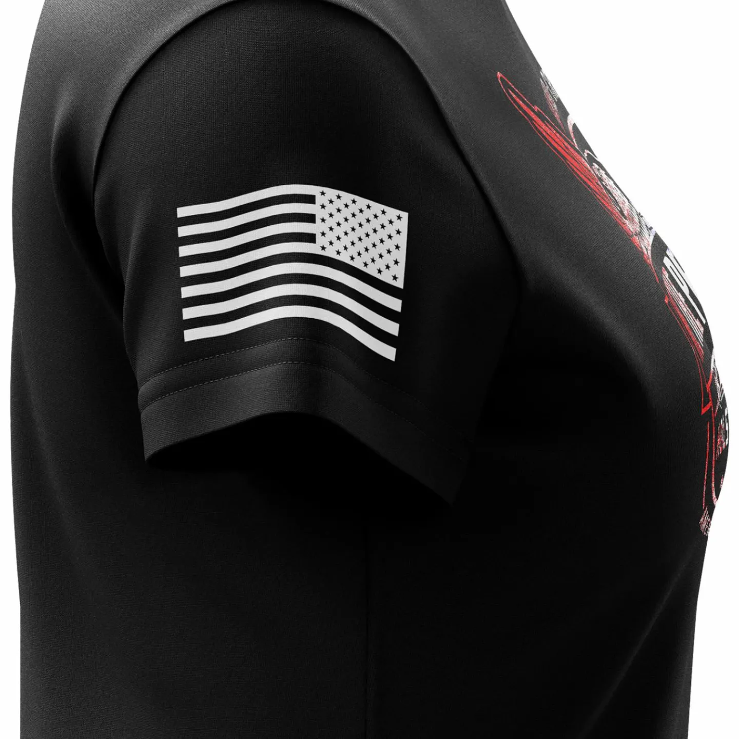 We The People Holsters Distressed Flag Logo Women's Short Sleeve Shirt Black New