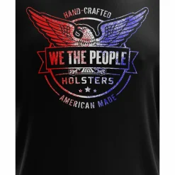 We The People Holsters Distressed Flag Logo Short Sleeve Shirt Black Hot