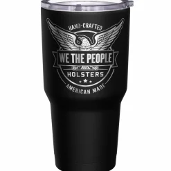 We The People Holsters Logo American Flag Stainless Steel Tumbler Hot