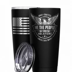 We The People Holsters Logo American Flag Stainless Steel Tumbler Hot
