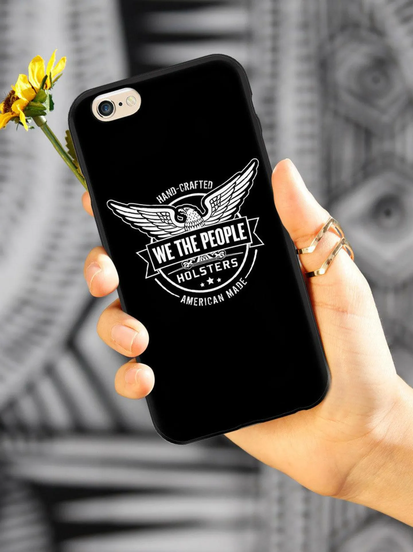 We The People Holsters Logo Cell Phone Case - Black