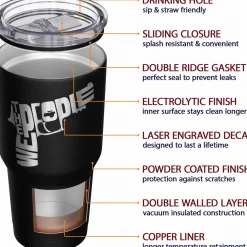 We The People Holsters We The People Pistol Stainless Steel Tumbler Discount