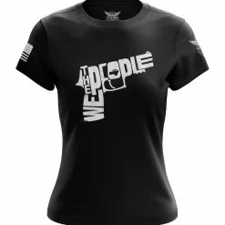 We The People Holsters We The People Pistol Women's Short Sleeve Shirt Black Clearance