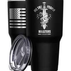 We The People Holsters We The People Snake Logo + American Flag Stainless Steel Tumbler New