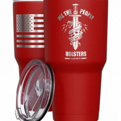 We The People Holsters We The People Snake Logo + American Flag Stainless Steel Tumbler New