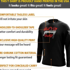 We The People Holsters What's Up, Shorty? Long Sleeve Shirt Black Clearance