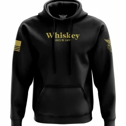 We The People Holsters Whiskey Makes Me Happy Hoodie Black Discount
