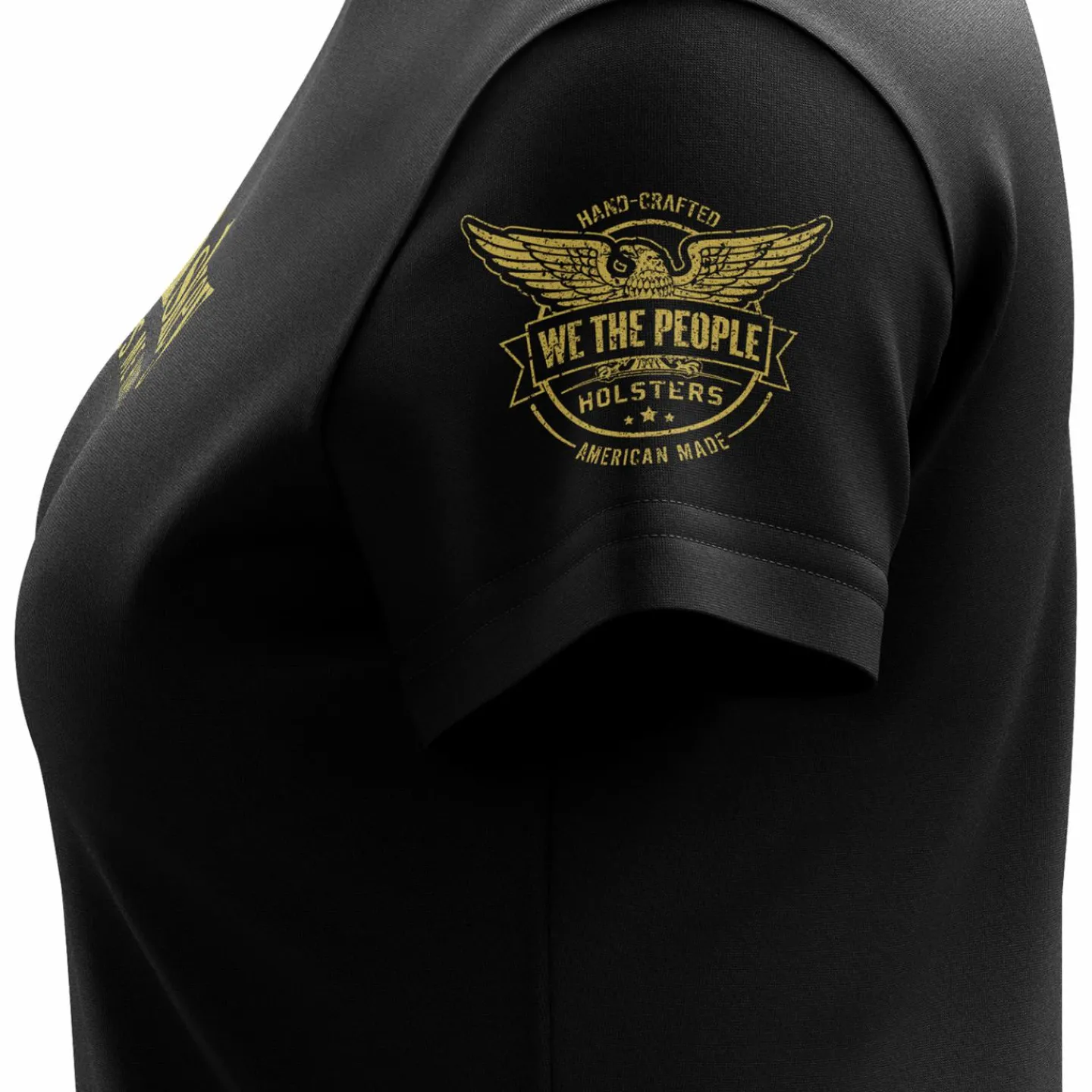 We The People Holsters Whiskey Makes Me Happy Women's Short Sleeve Shirt Black Outlet