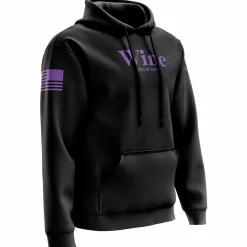 We The People Holsters Wine Makes Me Happy Hoodie Black Outlet